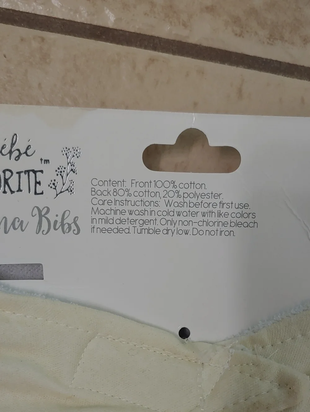 Le Bebe Favorite Bandana Bibs NWT Unisex Rainbow Pastel Set Of 4